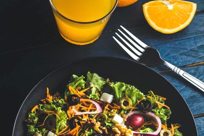 Healthy Food on bowl